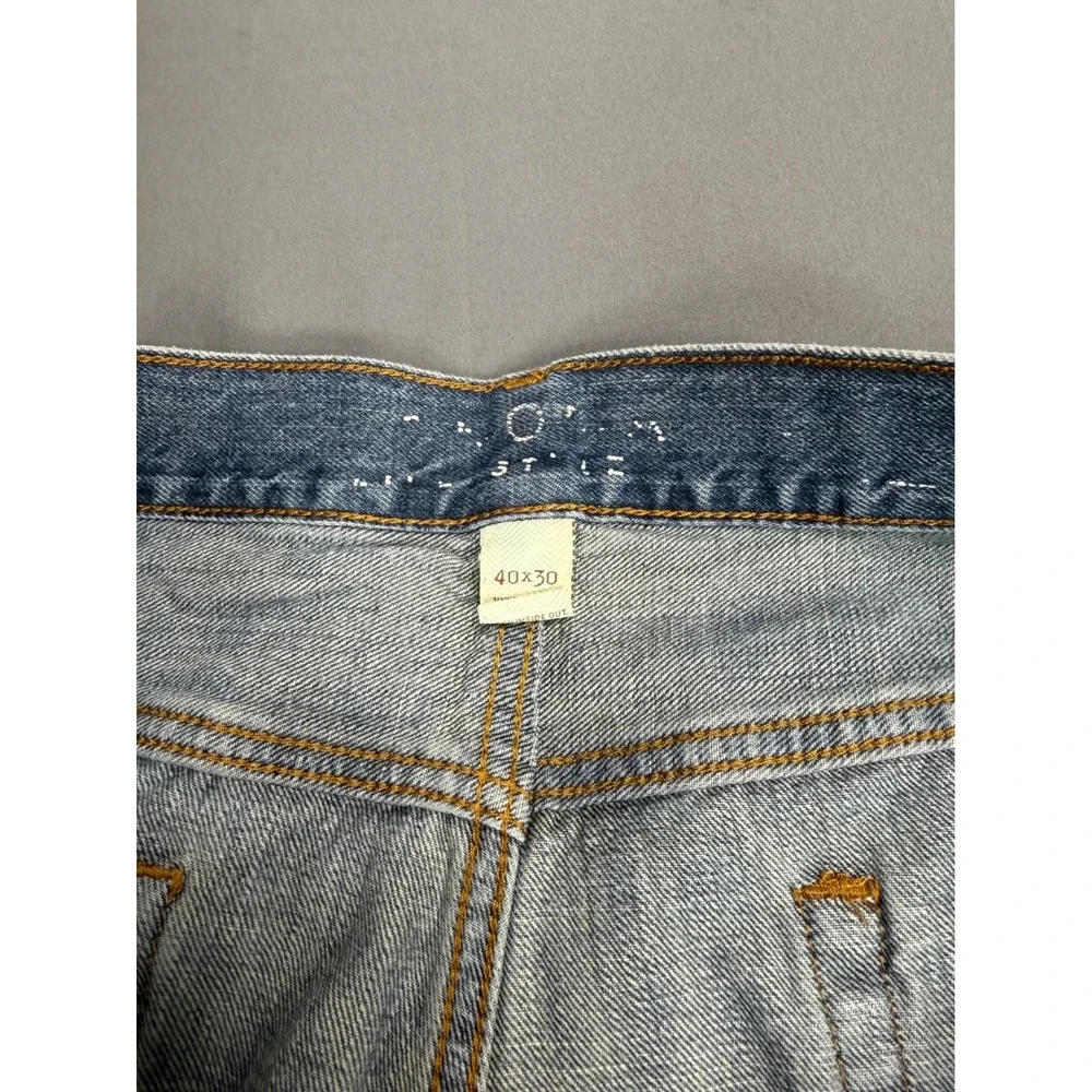 Sonoma Life Style Loose Fit Jeans Mens 40x30 Blue Medium Wash Denim Wide Leg